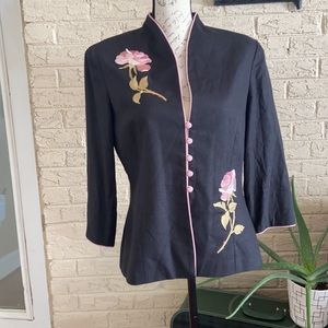 Vintage Embroidered Blazer